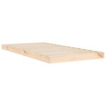 vidaXL Cadre de lit sans matelas 90x190 cm bois de pin massif