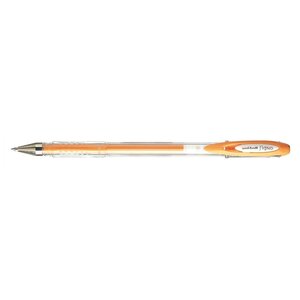 Roller encre gel Signo UM120AC pointe moyenne 0 7mm Orange Pastel x 12 UNI-BALL