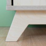 Meuble de rangement NABOSKY rose 1x1