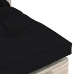 Vidaxl salon de jardin palette 8 pièces avec coussins bois de pin