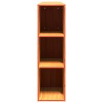 vidaXL Tête de lit avec rangement cire marron 200cm bois massif de pin
