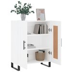 vidaXL Buffet blanc 69 5x34x90 cm bois d'ingénierie