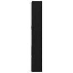 vidaXL Cabinet de Tête de Lit Chêne noir 180 x 17 x 104 5 cm