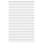 vidaXL Store zèbre blanc 140x230 cm largeur du tissu 135 9cm polyester
