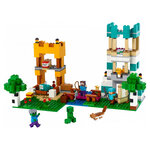 LEGO® Minecraft - Boîte de Construction 4.0 avec Modèles Épiques et Options Illimitées