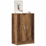 vidaXL Armoire à chaussures vieux bois 60x35x92 cm bois d'ingénierie
