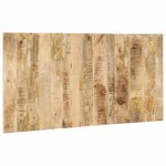 vidaXL Tête de lit 160 cm bois de manguier brut massif