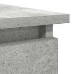 vidaXL Table console avec tiroirs gris béton 85 5x38 5x74 5 cm