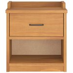 vidaXL Banc de couloir SANDNES 45x40x50 cm bois de pin massif