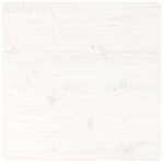 vidaXL Dessus de table blanc 50x50x2 5 cm bois de pin massif