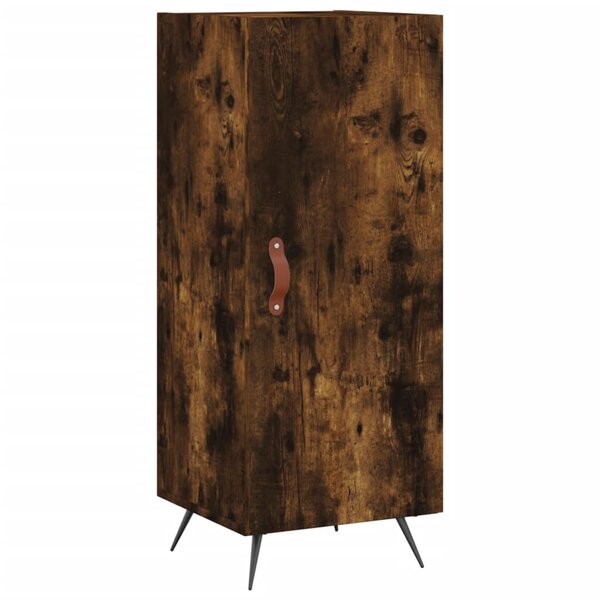 vidaXL Buffet Chêne fumé 34 5x34x90 cm Bois d'ingénierie
