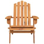 vidaXL Chaise de jardin Adirondack Bois d'acacia massif