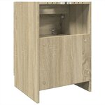 vidaXL Armoire d'évier chêne sonoma 40x37x59 cm bois d'ingénierie