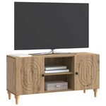 vidaXL Meuble TV 102 x 34 5 x 50 cm Chêne artisanal Bois d'ingénierie