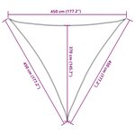 vidaXL Voile d'ombrage 160 g/m² Vert clair 4 5x4 5x4 5 m PEHD