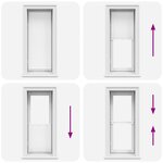 vidaXL Store plissé 60x125 cm Blanc