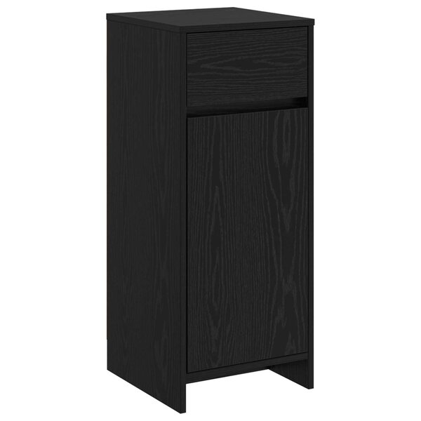vidaXL Armoire de salle de bain Chêne noir 35 x 36 5 x 85 cm