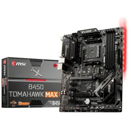 Msi b450 tomahawk max ii carte mère amd b450 emplacement am4 atx