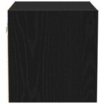 vidaXL Meuble TV 2 Pièces Noir 30 x 28 5 x 30 cm Bois d'ingénierie