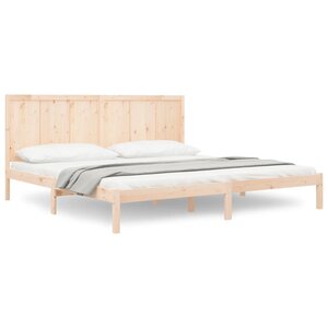 vidaXL Cadre de lit sans matelas 200x200 cm bois massif de pin