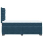 vidaXL Sommier à lattes de lit avec matelas bleu 100x200 cm