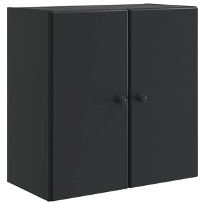 vidaXL Armoire Murale 59 x 31 x 60 cm Bois d'ingénierie Noir