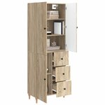 vidaXL Ensemble de Meubles 2 Pièces 66 x 34 5 x 90 cm Bois d'ingénierie