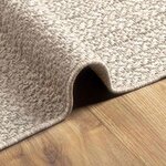 vidaXL Tapis ZIZUR Crème PP