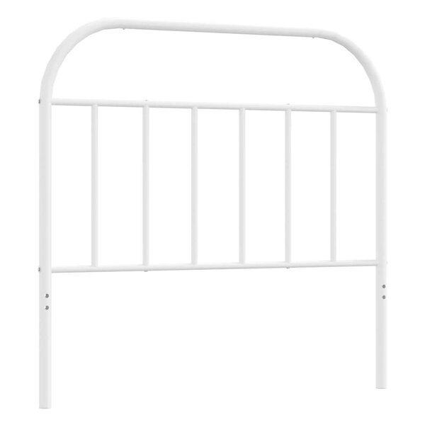 vidaXL Tête de lit de remplacement métal blanc 100 cm