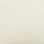 vidaXL Fauteuil à bascule à oreilles en velours crème bois massif