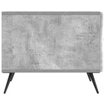 vidaXL Table basse Gris béton 49 x 50 x 40 cm Bois d'ingénierie