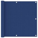 vidaXL Écran de balcon Bleu 90x300 cm Tissu Oxford