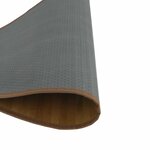 vidaXL Tapis rond marron 60 cm bambou