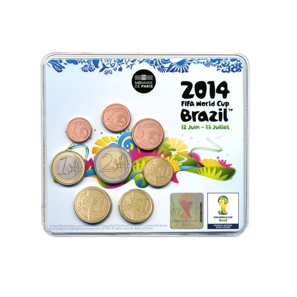 Mini-set série euro BU France 2014 – Coupe du monde de football au Brésil