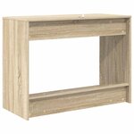 vidaXL Bureau de lit Chêne Sonoma Bois d'ingénierie 100 x 45 x 75 cm