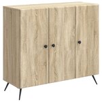 vidaXL Buffet Chêne Sonoma 89 x 34 5 x 80 cm Bois d'ingénierie