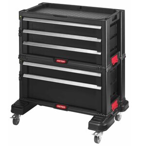 Keter coffre à outils modulaire à tiroirs noir