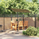 vidaXL Auvent de parasol 3x2 4 m Taupe 180 g/m²