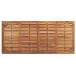 vidaXL Table de jardin avec pieds épingle à cheveux 200x90x75 acacia