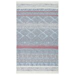 vidaXL Tapis Rose et aqua 160x230 cm Coton