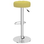 vidaXL Tabourets de bar lot de 2 vert tissu