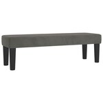 vidaXL Sommier à lattes de lit et matelas Gris foncé 200x200cm Velours
