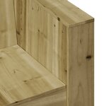 vidaXL Canapé de jardin 79x60x62 cm bois de pin imprégné