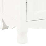Vidaxl meuble tv blanc 120 x 30 x 40 cm bois