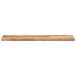 vidaXL Étagères flottantes 2 Pièces 80x20x2 cm acacia massif à l'huile