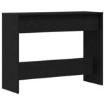 vidaXL Table console Chêne noir 100 x 35 x 76 5 cm Bois d'ingénierie