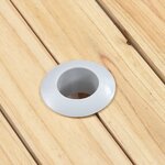 vidaXL Table pliable de camping avec 4 sièges Acier Aluminium