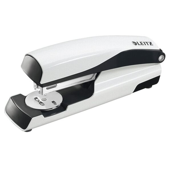 5502 Agrafeuse de bureau Wow , capacité 30 feuilles, en métal - Blanc métallisé (blister 1 unité)