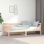 vidaXL Lit de jour bois de pin massif 80x200 cm