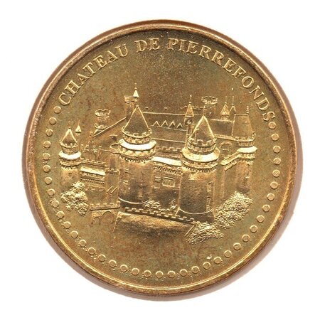 Mini médaille monnaie de paris 2007 - château de pierrefonds